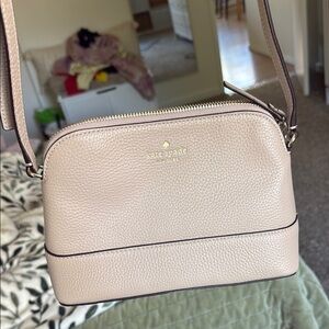 Kate Spade Cream Crossbody Bag with Dome Shape